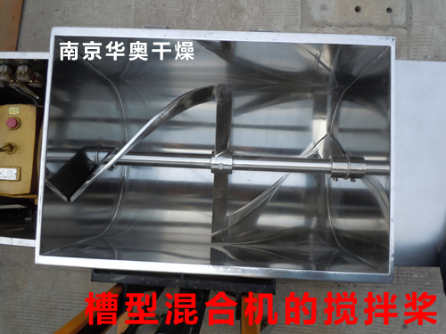槽型混合機(jī)的攪拌結(jié)構(gòu) 槽型混合機(jī)的攪拌結(jié)構(gòu)